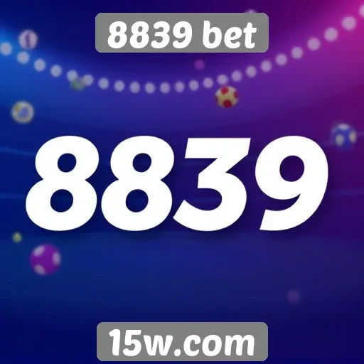 Opções de pagamento disponíveis na 8839 bet
